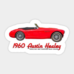 1960 Austin Healey 3000 Mk1 BN7 Convertible Coupe Sticker